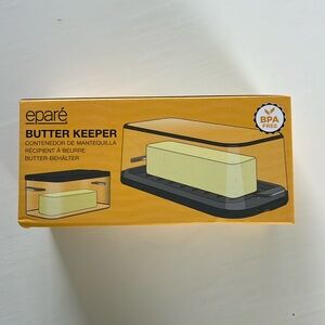 Epare Butter Keeper Dish Container w/ Lid New In Box